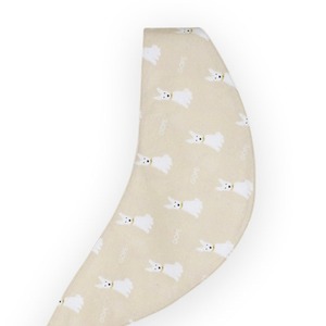 【予約】[ GOPE ] Picture Dog Bandana｜WHITE × BEIGE