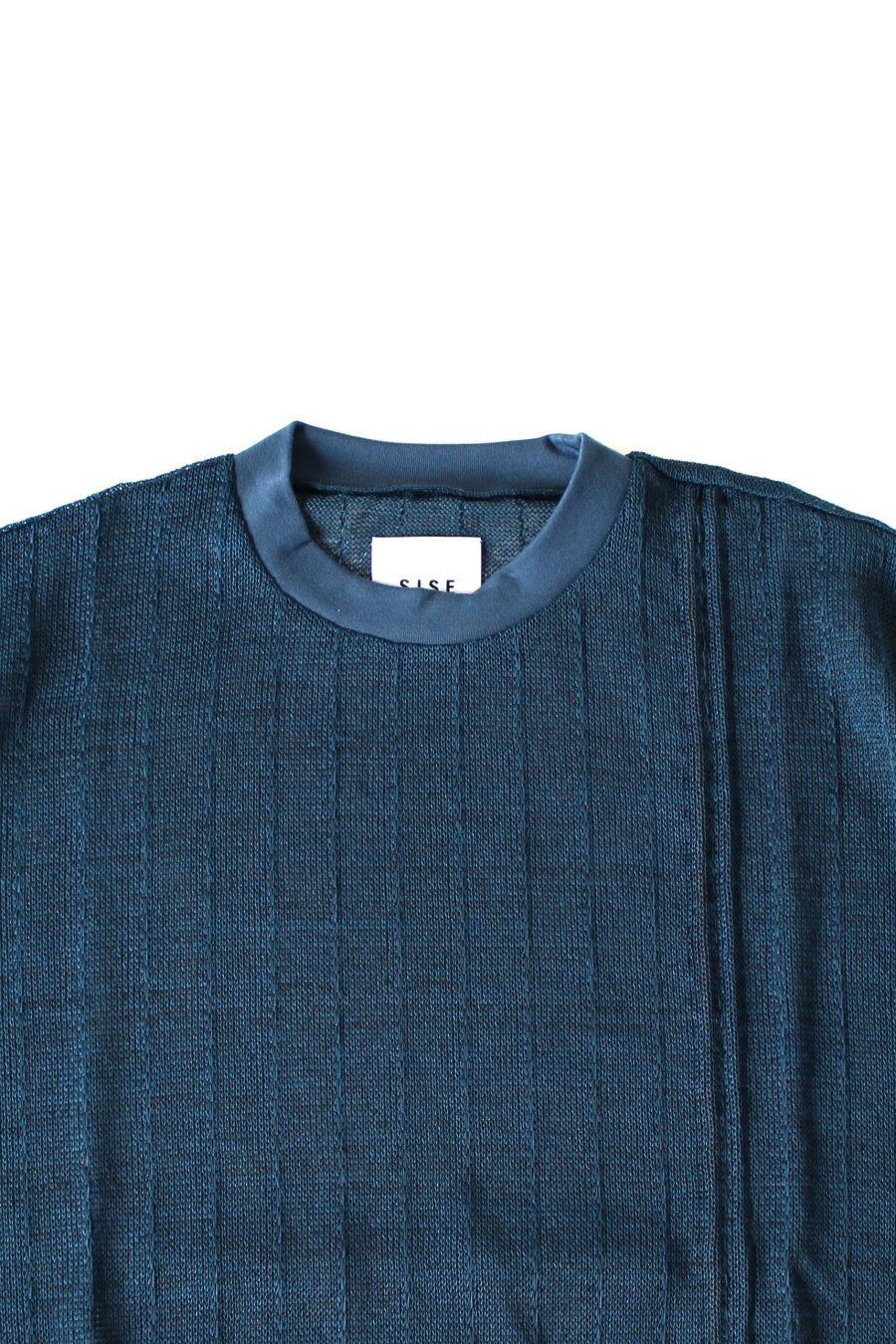 SISE(シセ)/CREWNECK KNIT BLUE | ajito online shop(福岡市のセレクト