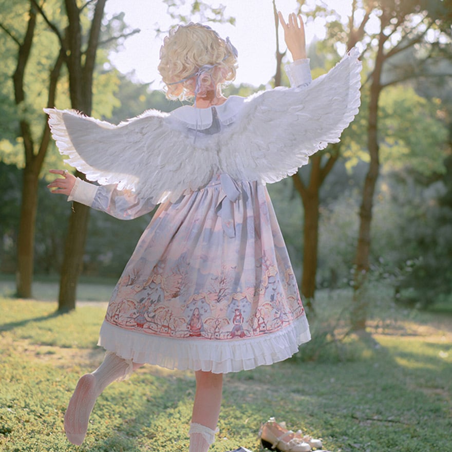 エンジェル カチューシャ ステッキ 天使の羽 天使界隈 コスプレ 3点