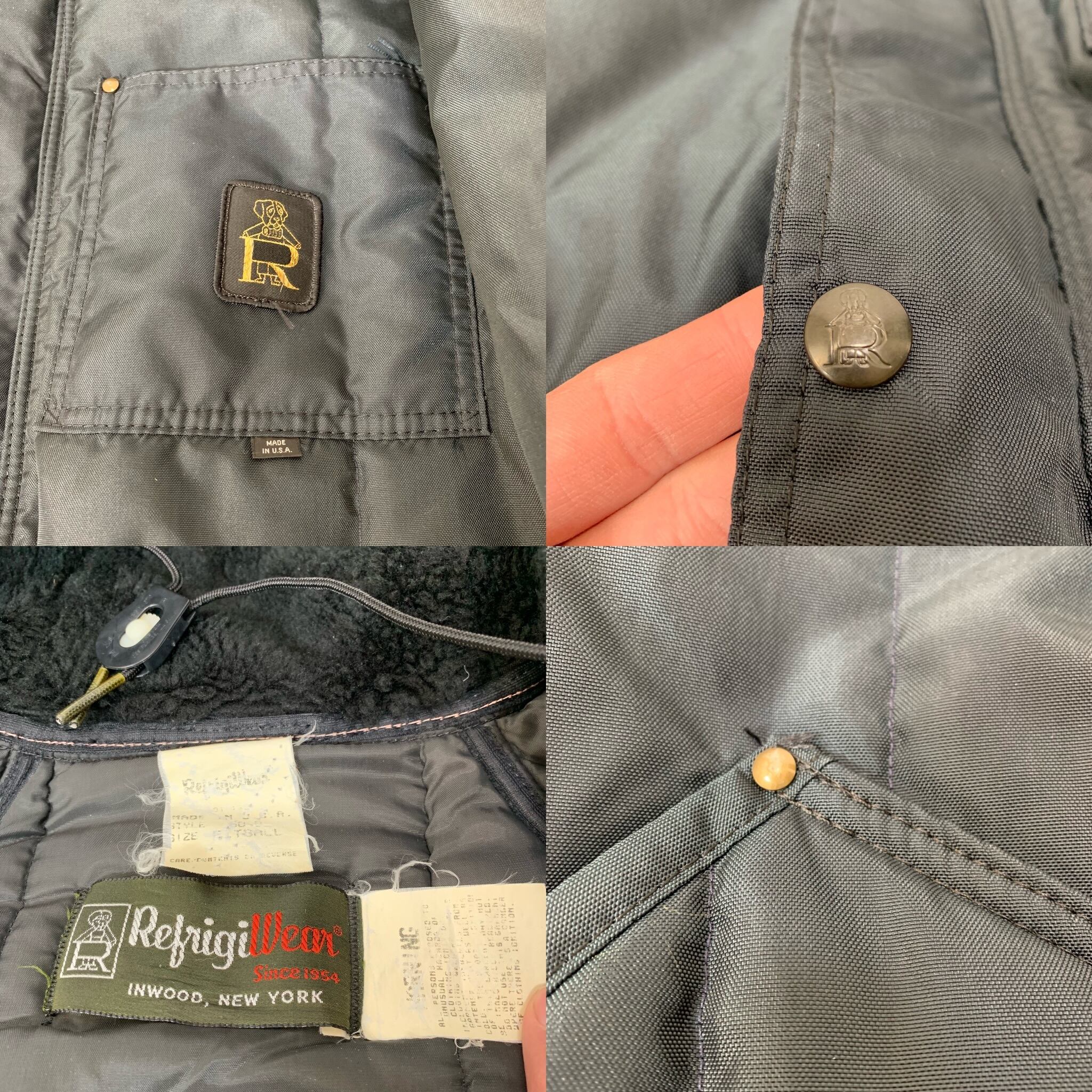 one button nylon coat