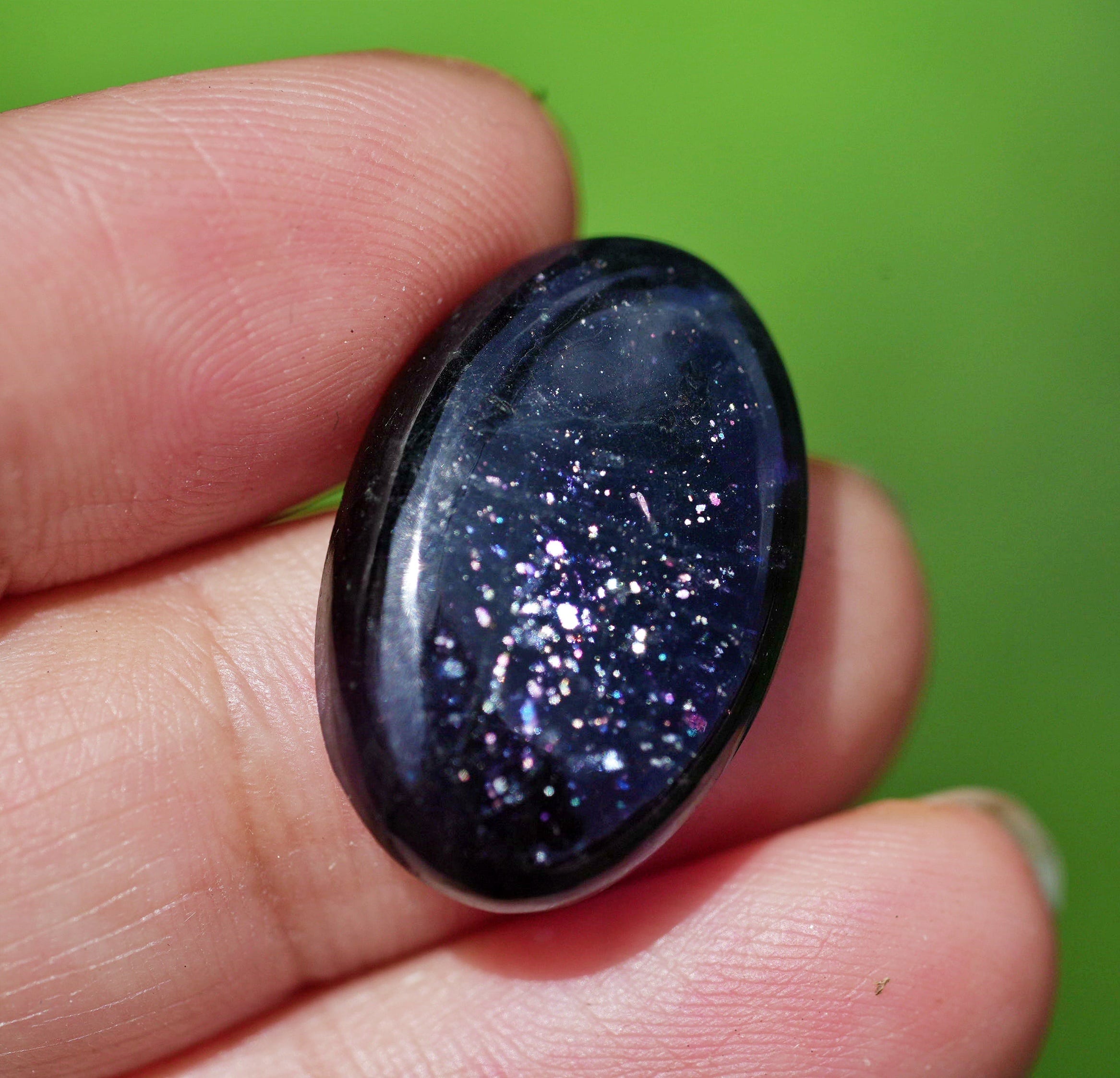 アイオライトサンストーン 21×14mm 煌めき 12ct s1646 | Funky garuda