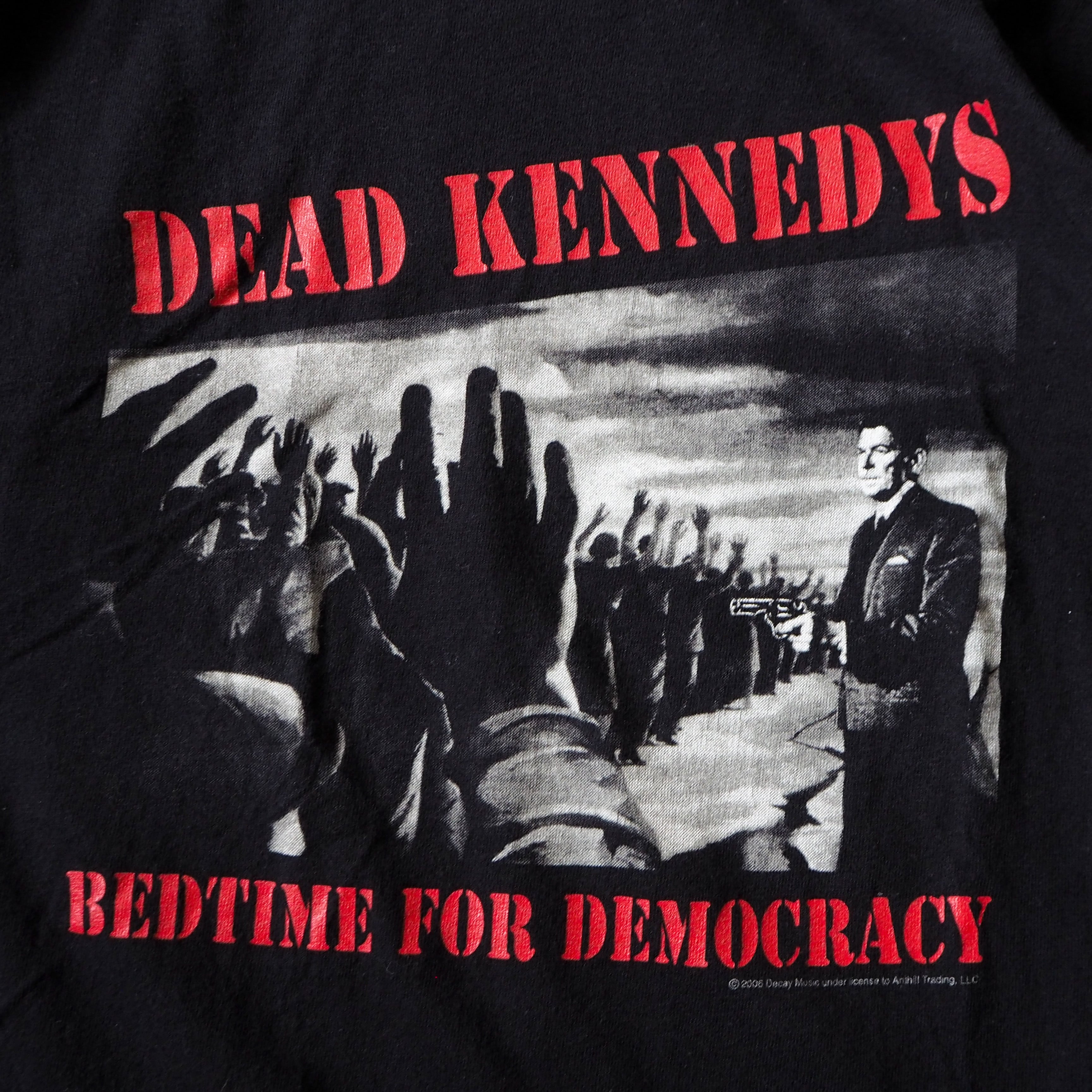 00s “DEAD KENNEDYS” bedtime for democracy band tee 00年代 デッドケネディーズ バンド tシャツ  ブラック 野村訓市 | anti knovum（アンタイノーム）
