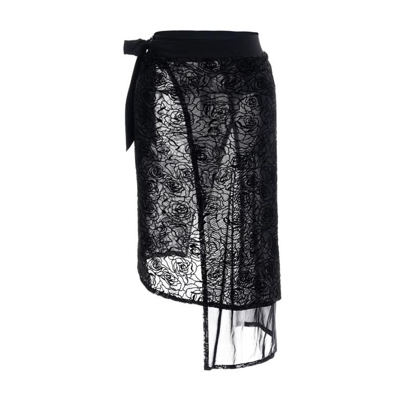 エレガントローズ シースルースカート ds0806