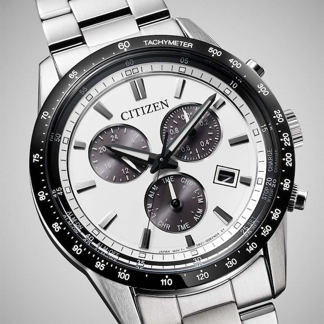 CITIZEN COLLECTION シチズンコレクション エコドライブ クロノグラフ 10気圧防水 メンズ腕時計 BL5614-59A