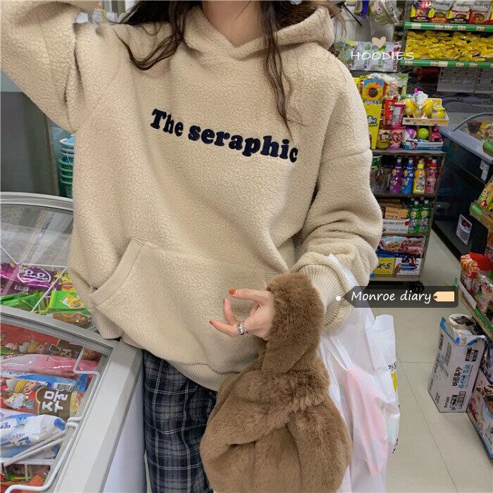 セーター ルーズフードトップス ロング ウィンター 冬物 モンロー27686242611