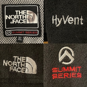 【THE NORTH FACE】SUMMIT フリースジャケット サミットシリーズ hyvent 刺繍ロゴ フルジップ X-Large アメリカ古着