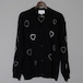 CC HAPPY HEARTFULL CARDIGAN -BLACK-