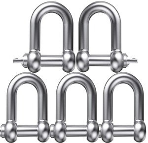 【在庫のみ】ステンレスシャックル SUS304 ねじシャックル吊り具 吊り ステンシャックルM5 M8 M10 M12 M16 (m10 5)