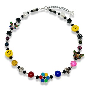 【1点品】Colorful Mix Smiley Necklace 3
