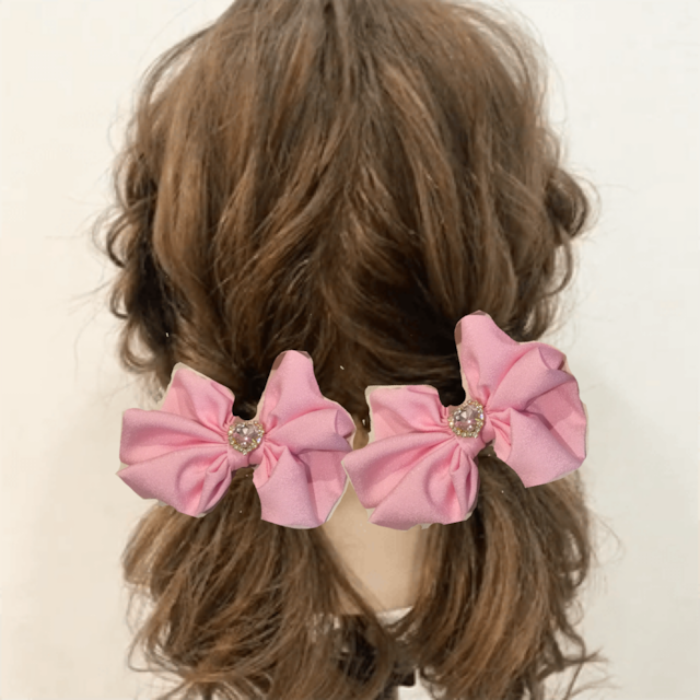 即納】【5カラー】【ハンドメイド】ヘアクリップ ヘアアクセサリー