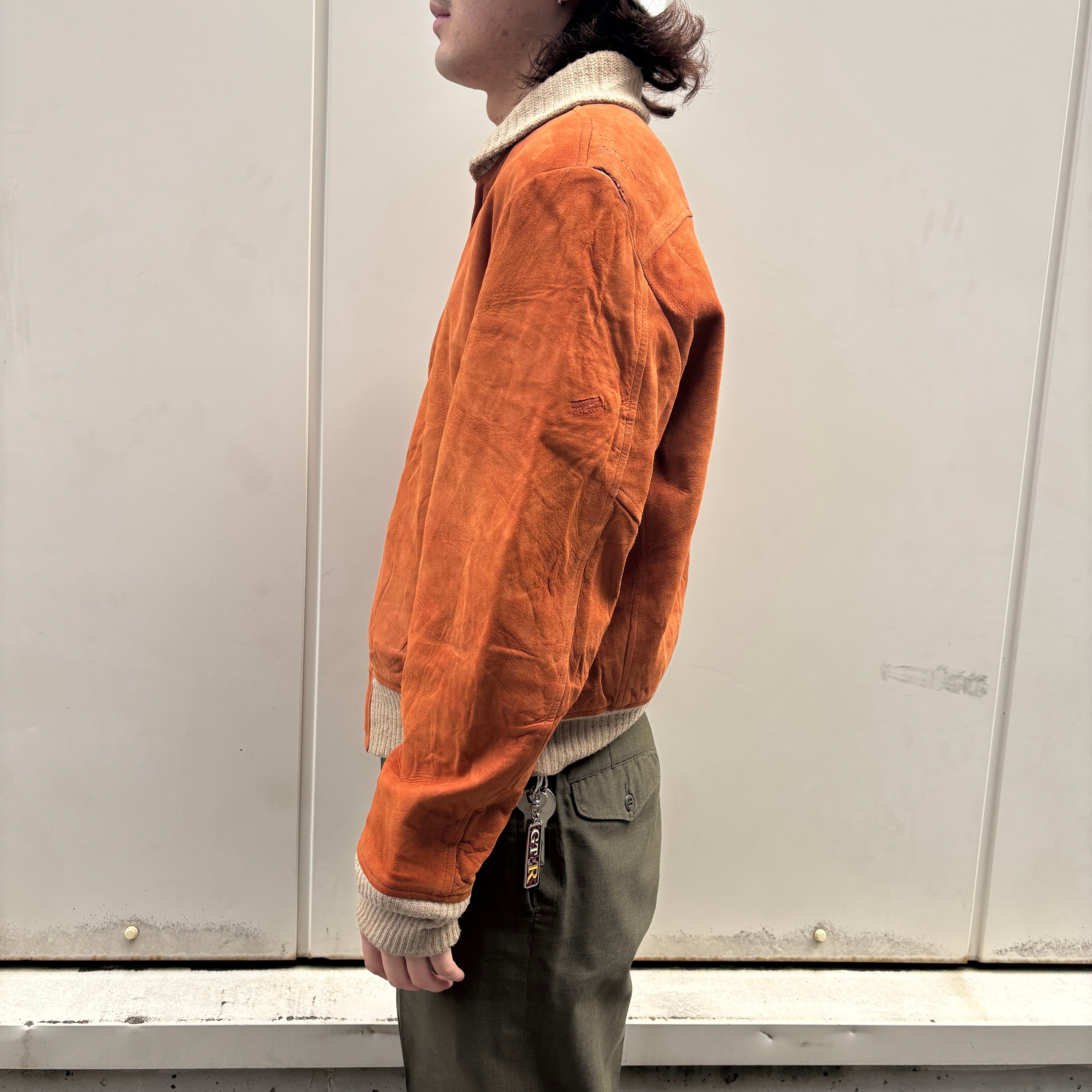 50s USA製 McGregor マクレガー レザー スウェード スポーツジャケット