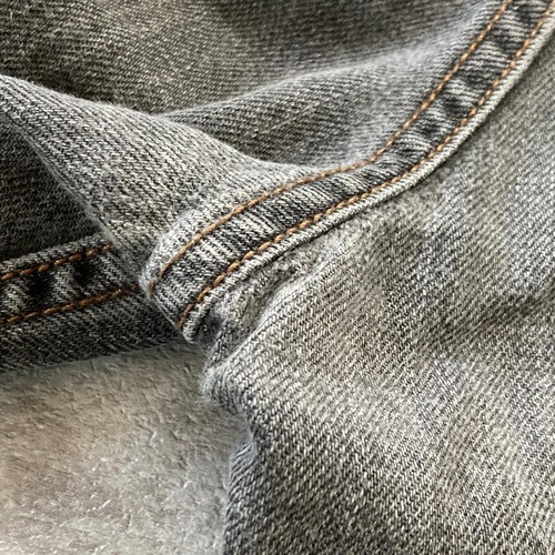 【W38 L32】 usa levi's 先染ブラック リーバイス 559 詳細写真19