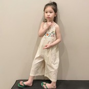 ［ baby･kids ］embroidery salopette