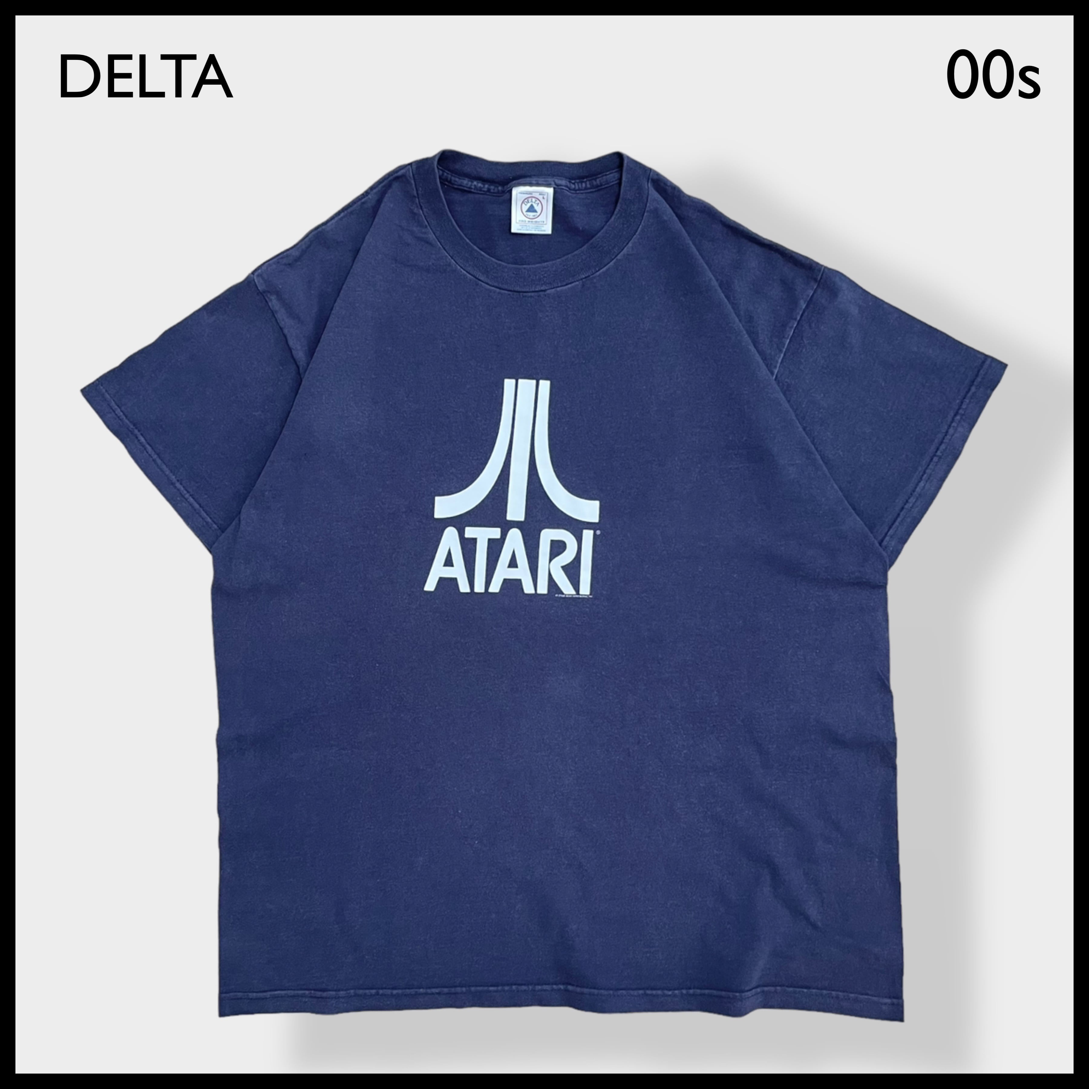 【DELTA】00s USA製 ATARI 企業系 企業ロゴ アタリ ビデオゲーム