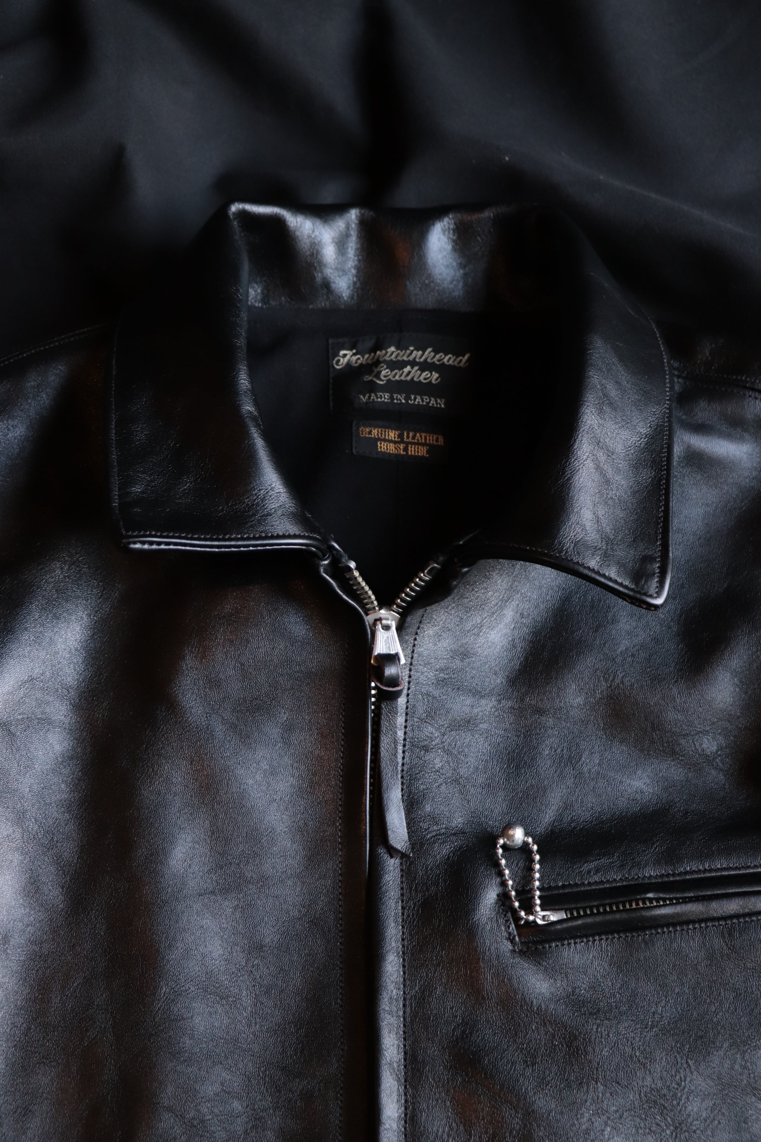 FOUNTAINHEAD LEATHER/ファウンテンヘッドレザー Alpha BLACK 2023年