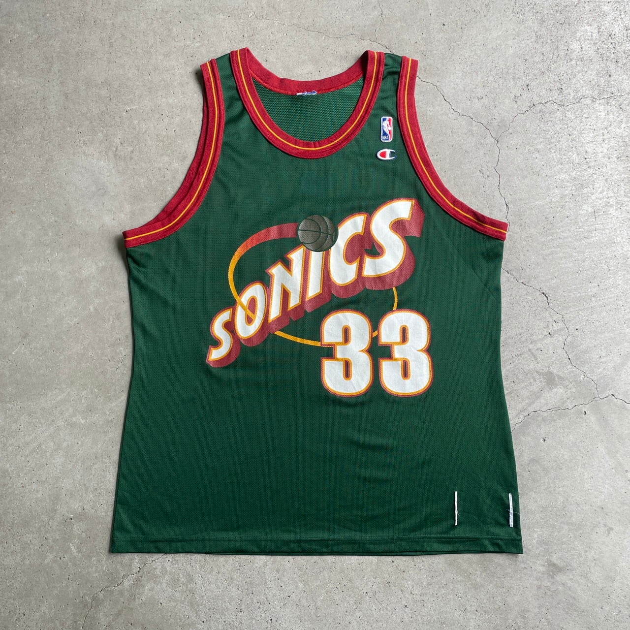 アディダス adidas NBA SEATTLE SUPER SONICS シアトルスーパーソニックス ゲームシャツ レプリカユニフォーム 48 メンズL /eaa263185