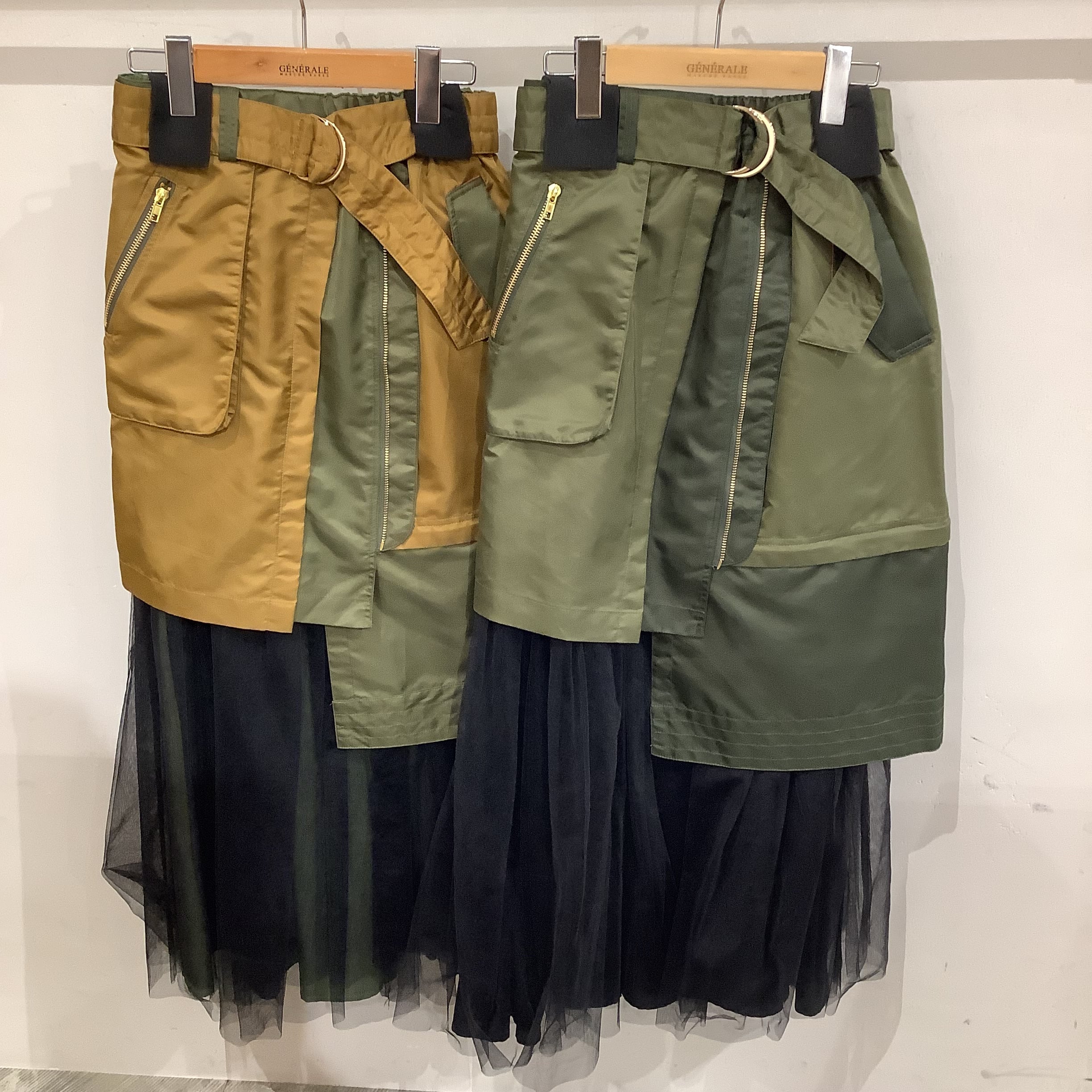 RISLEY(リズレイ)】アシメミリタリーチュールスカート[R2403 RISLEY(リズレイ)】アシメミリタリーチュールスカート[R2403