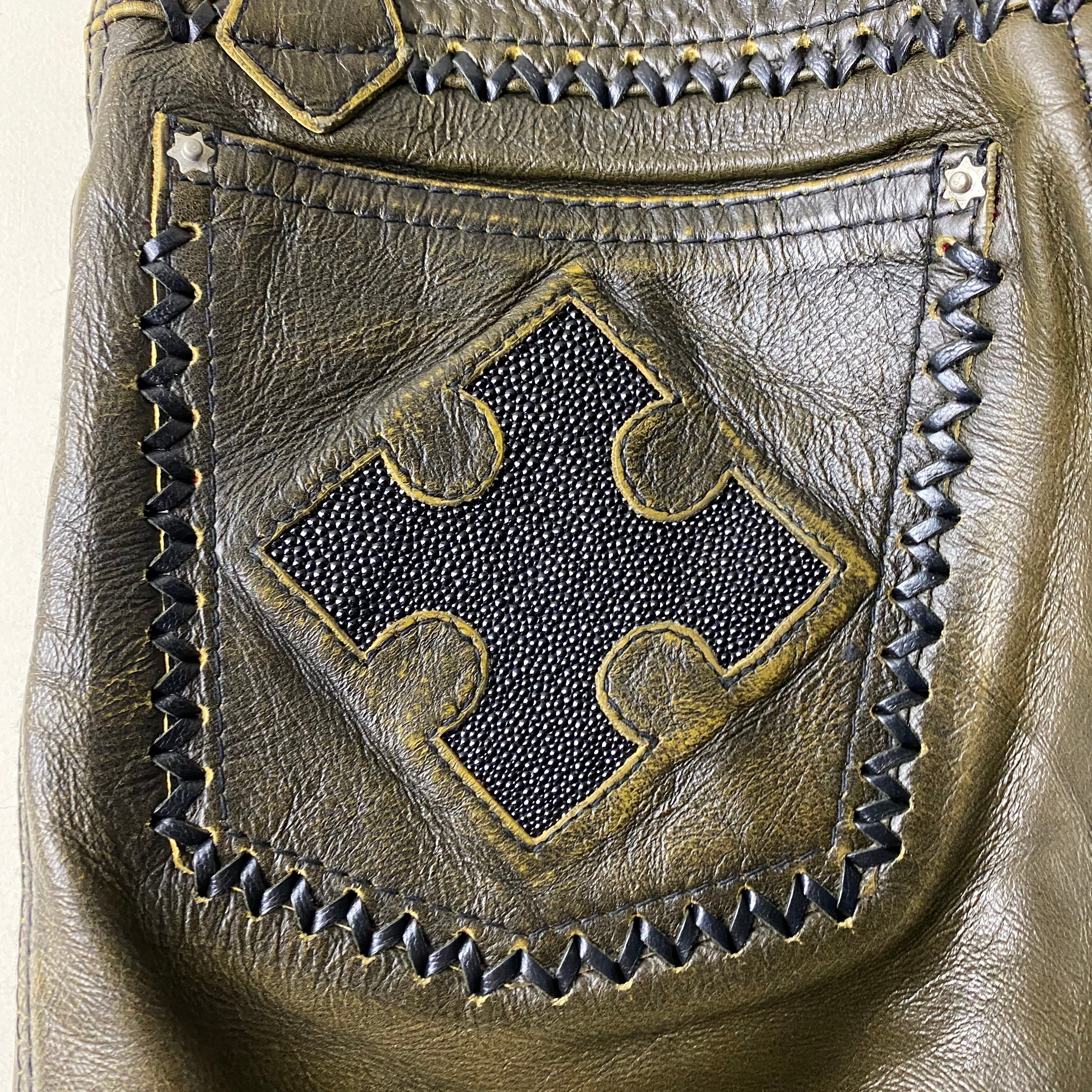 SKKIN U.S.A. craft leather pants | NOIR ONLINE