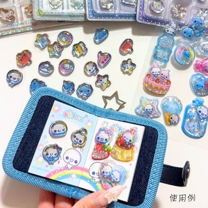 カミオジャパン　デニムシールブックキーホルダー　あわわちゃん①