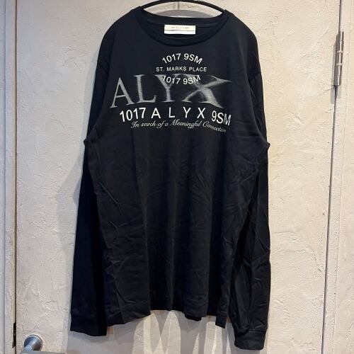 1017 ALYX 9SM アリクス 23SS Graphic logo-print Sweatshirt ロンT 