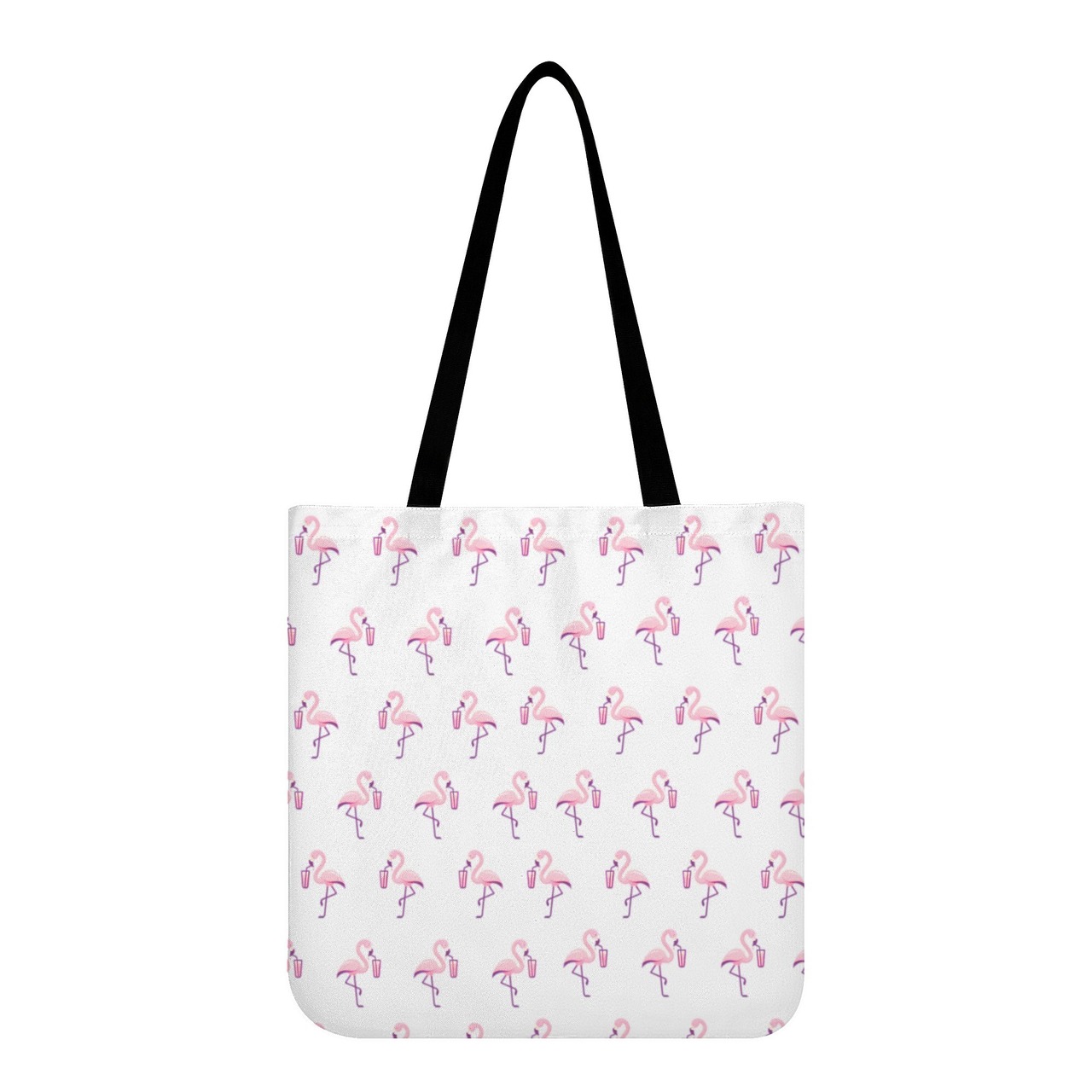 All-Over Print Cloth Tote Bag White 4277