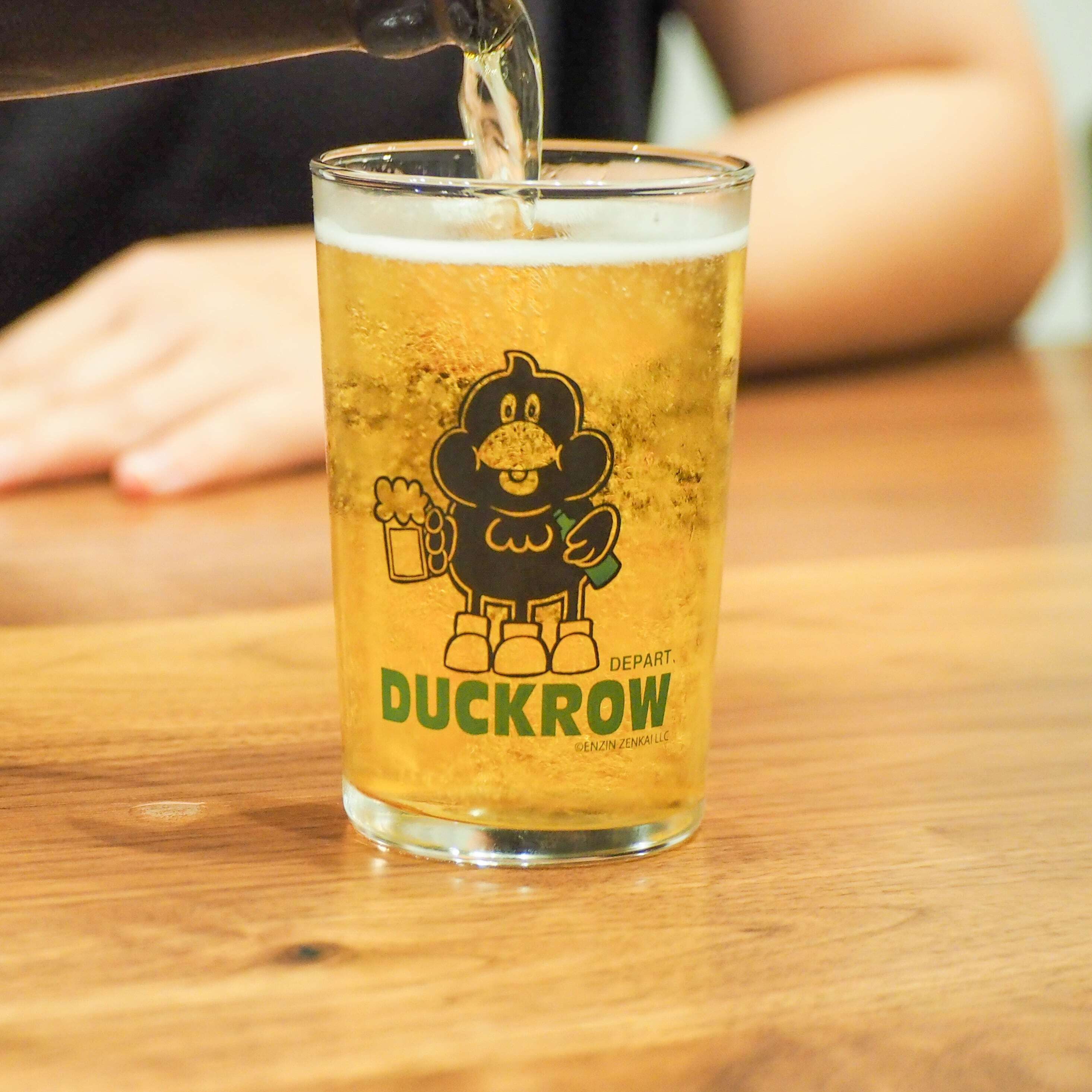 DUCKROW BEERはGASOLINE 瓶ビールグラス | sotosotodays