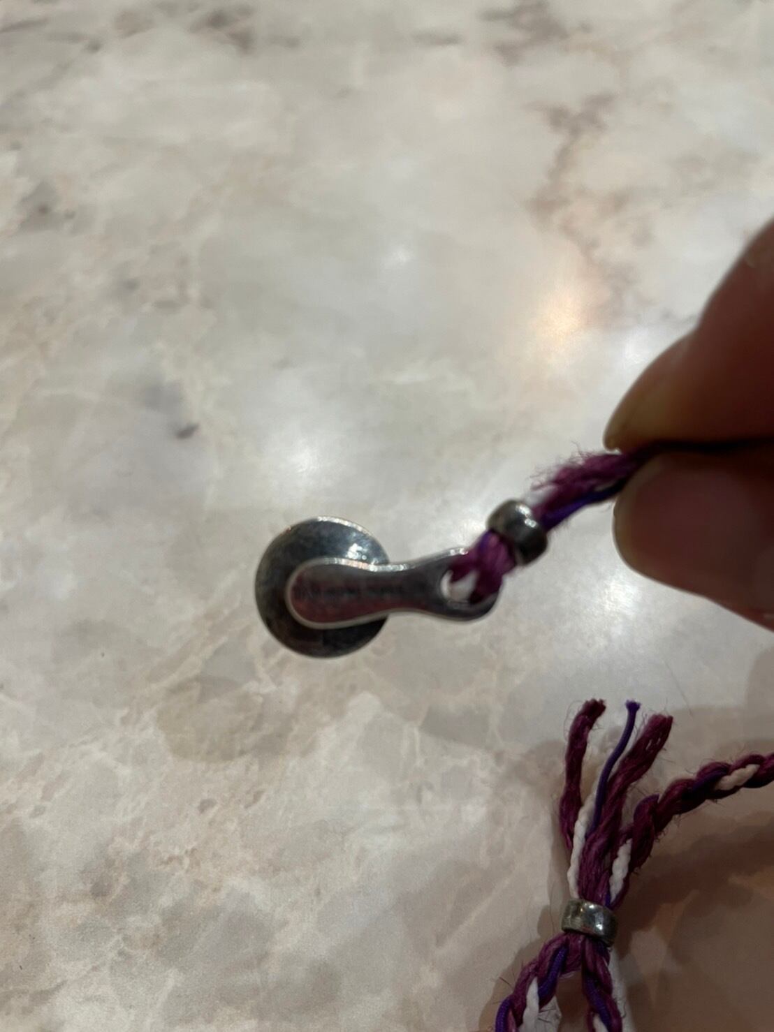 00s OLD STUSSY×JAM HOME MADE/Bracelet/ブレスレット/パープル