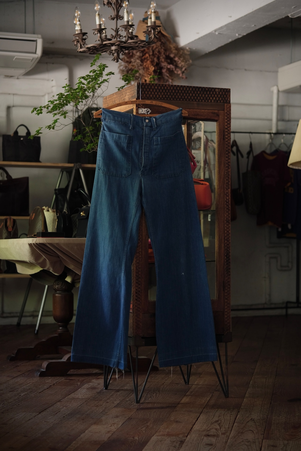Utah／70-80's "unkown" us navy type marine pants