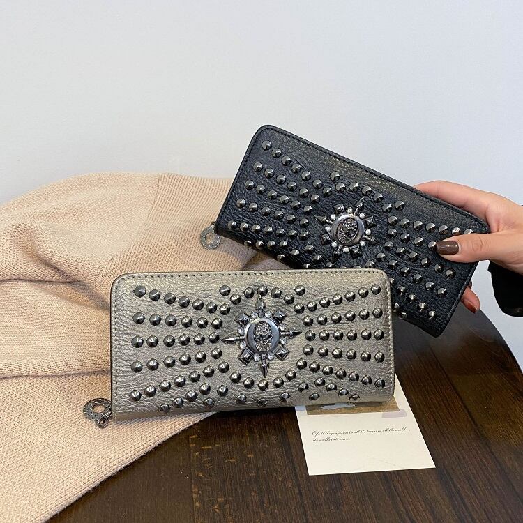 クロムハーツスカルデザイン長財布 | 韓国/ワンホンファッション通販 