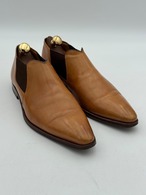 サントーニ SANTONI サイドエラスティック UK7 25.5cm マッケイ ヒドゥンチャネル