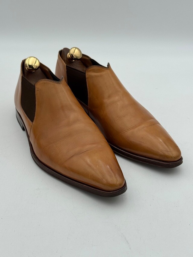 サントーニ SANTONI サイドエラスティック UK7 25.5cm マッケイ ヒドゥンチャネル