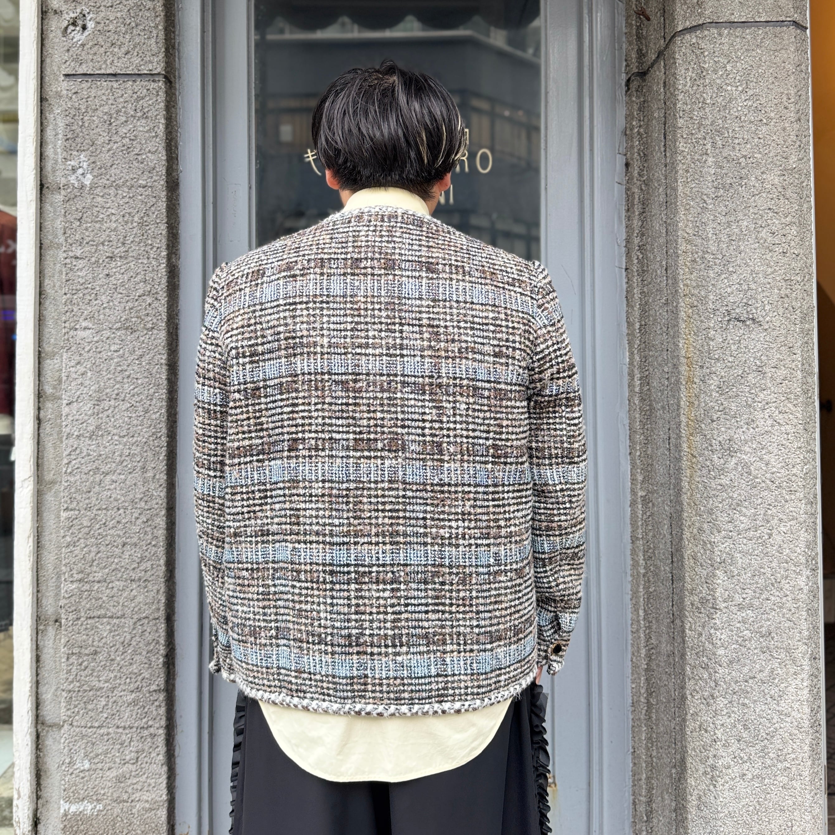 VIVIANO MENS / Melange Tweed Jacket / MULTI | ふぁいん