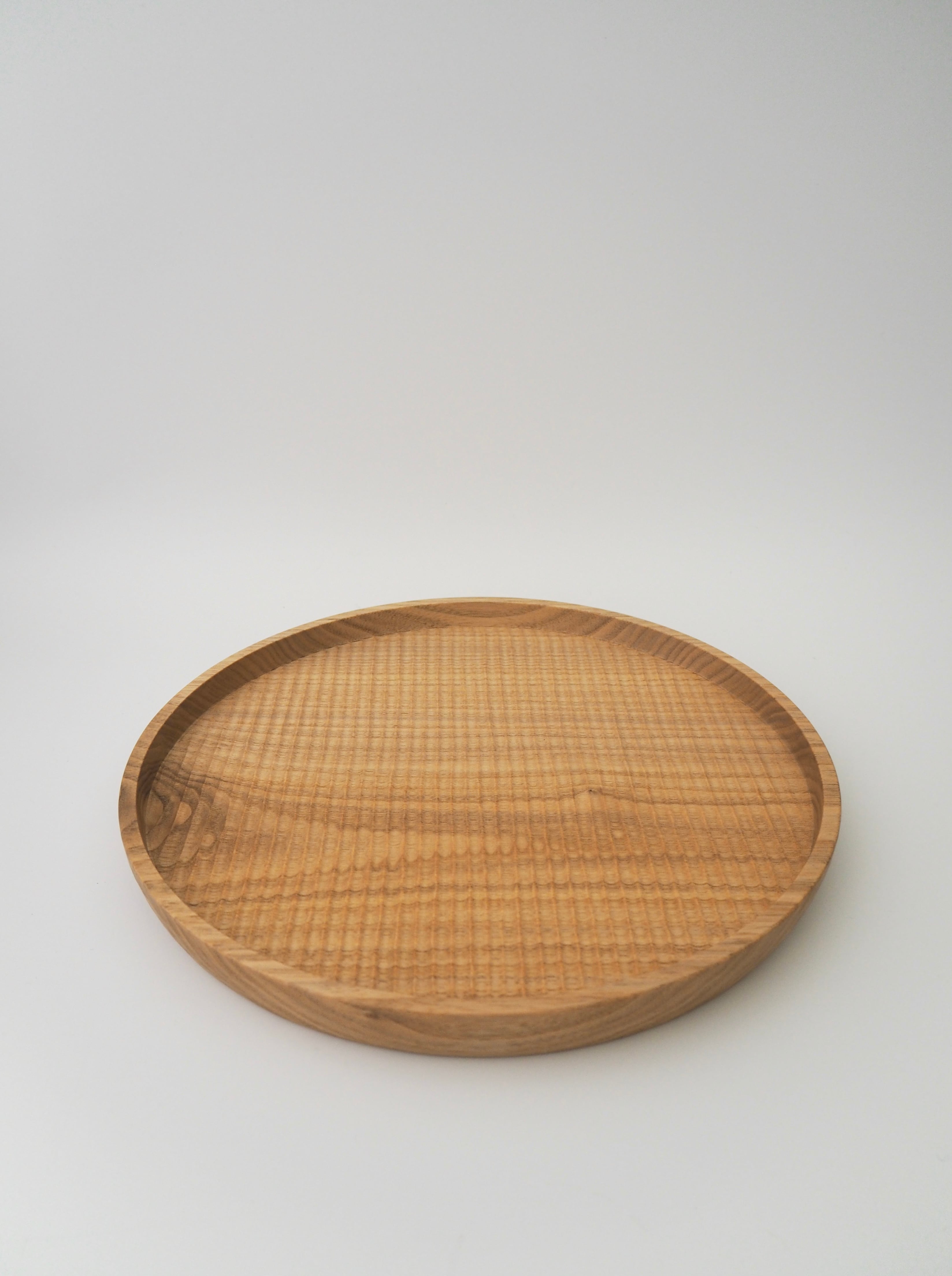 丸盆 27cm クルミ / ki-to-te 前田充 | 日用生活雑貨 小春商店
