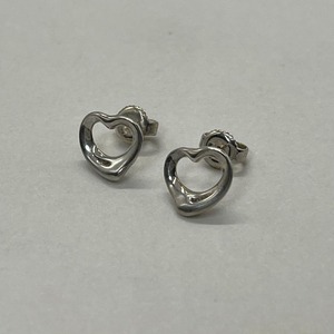 ティファニー TIFFANY エルサペレッティ オープンハート ピアス SV