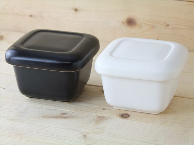 おひつ 器 大 2合用 角型 萬古焼 電子レンジ対応  ご飯 保存容器