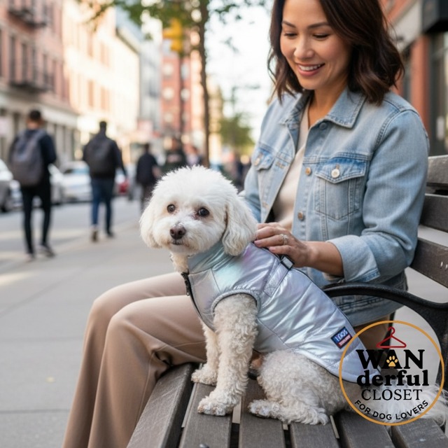 【犬服】オーロラカラーベスト｜小型犬・中型犬用 華やかスタイル 1164