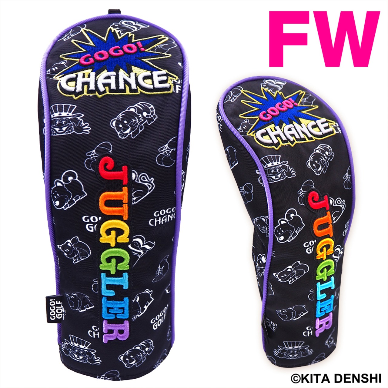 ジャグラー FW用 ストレートタイプヘッドカバー　公式ライセンス商品