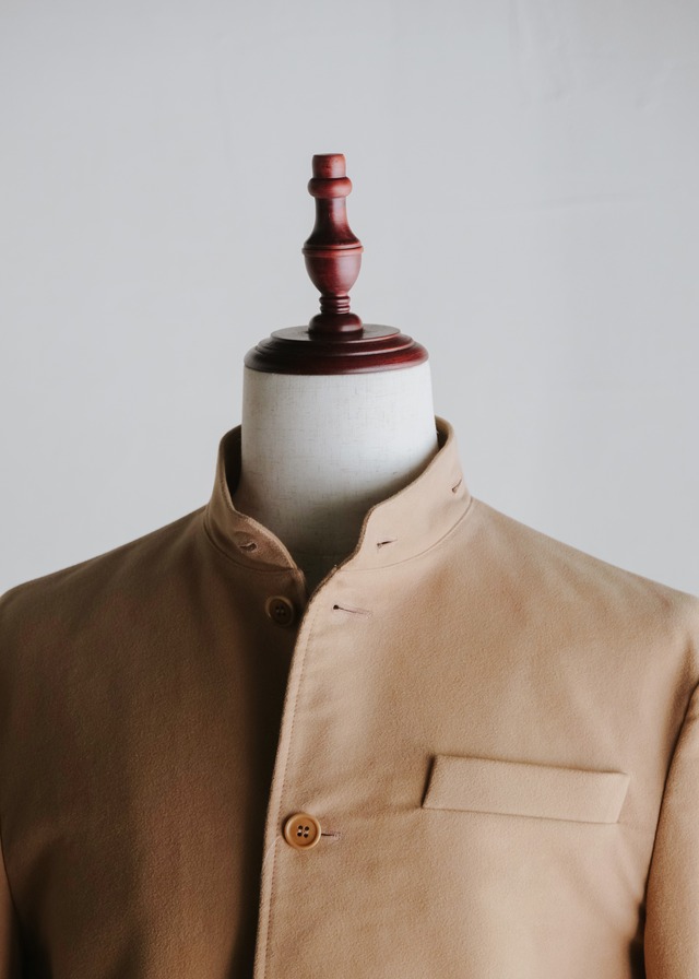 (Dead stock)Early 00's HELMUT LANG moleskin detachable collar jacket