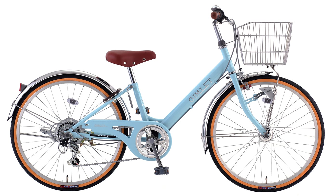 【直接引取り】サカモトテクノ ギムレットジュニア 自転車 小学生 変速ギア サカモトテクノ】ギムレットジュニア 22/24/26 6段変速 オートライト