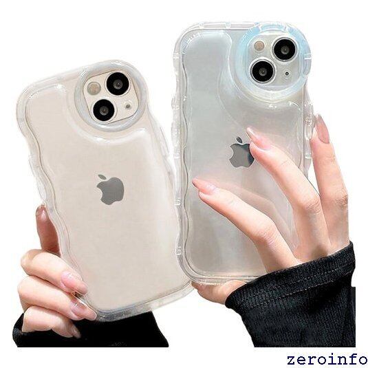 新品》 saymis iPhoneケース クリア 透明 おしゃれ 韓国 ウェーブ  