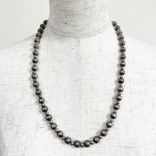 Vintage Native Pearl Necklace By Carolyn Pollock Relios