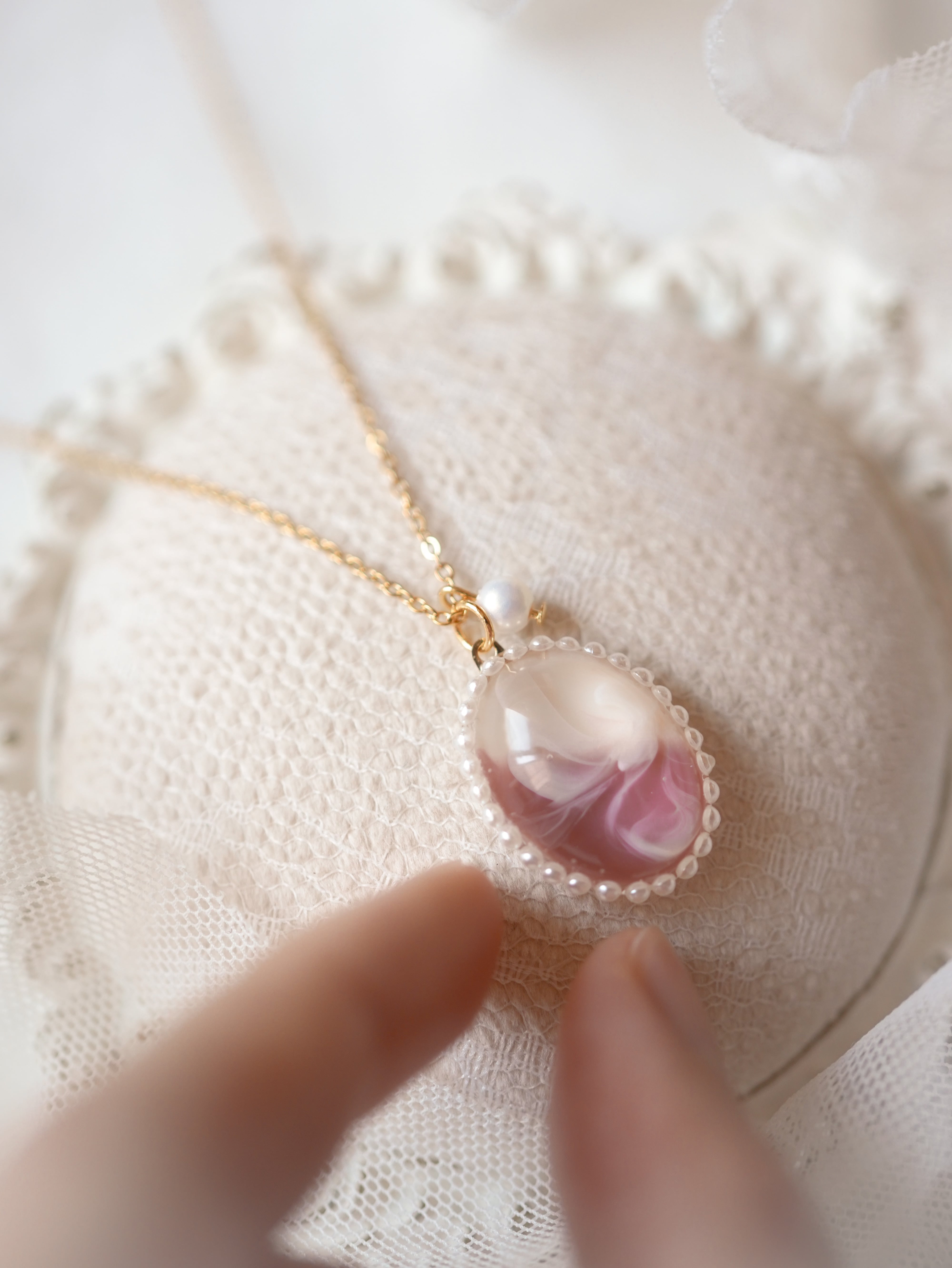 『 苺のショートケーキ 』ネックレス