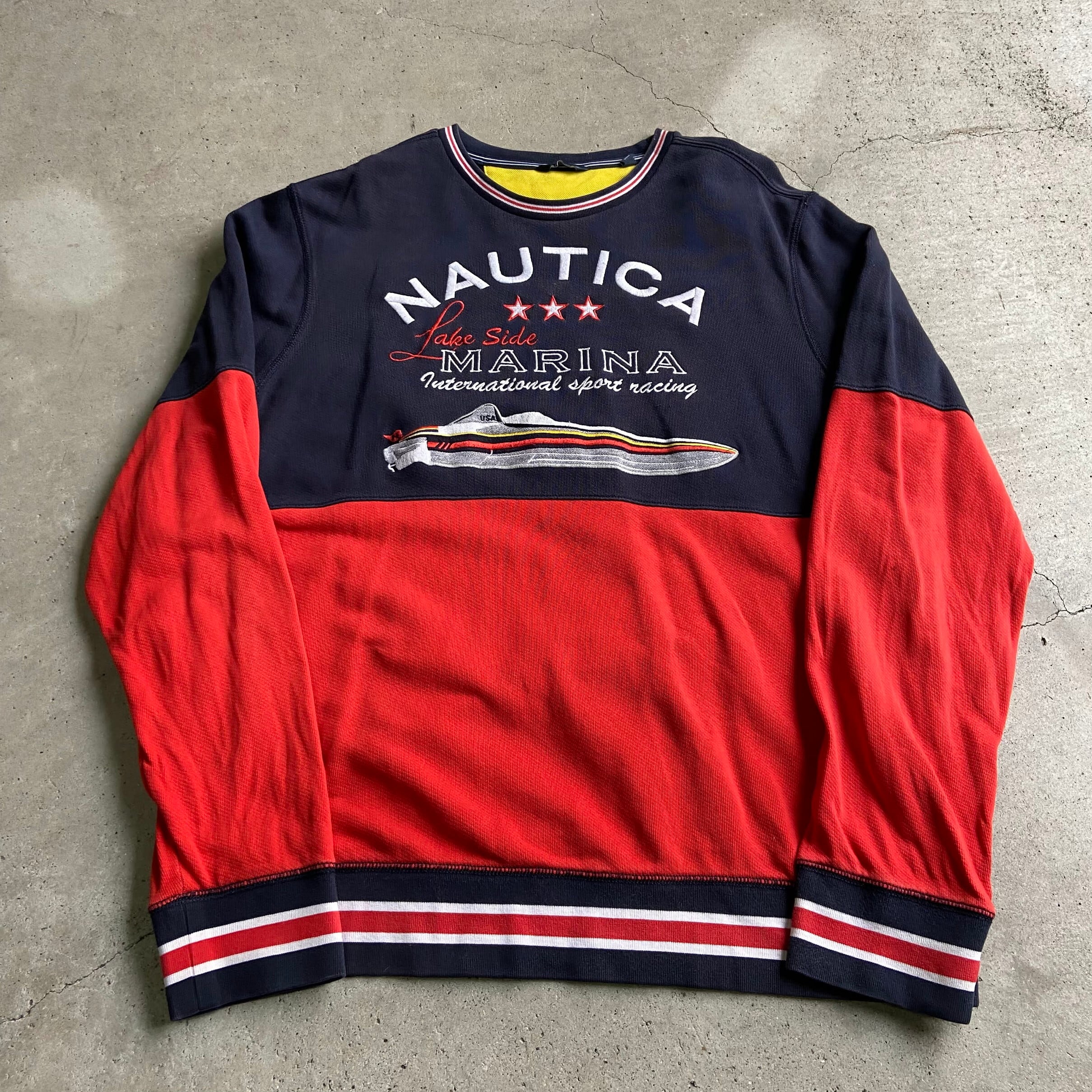 ノーティカ NAUTICA ハーフジップスウェットシャツ トレーナー メンズXXL /eaa313003