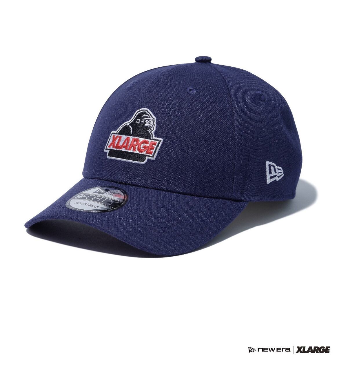 XLARGE LAロゴキャップ ネイビー/レッド XLARGE XLARGE×NEW ERA SLANTED OG 6PANEL CAP | バイシクルショップ