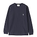 Buckingham Bear 5.6oz One Point L/S T-shirts Navy