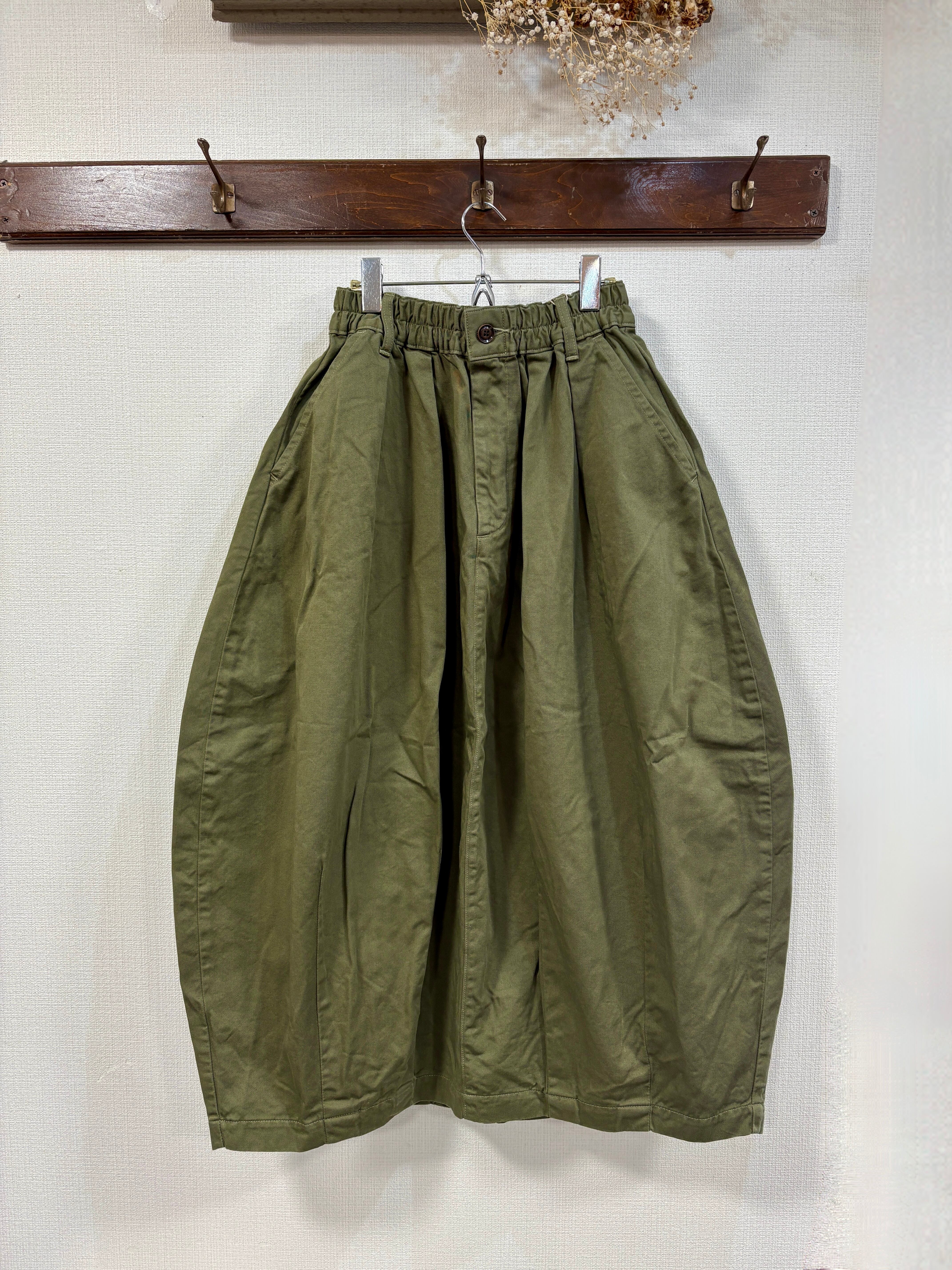 FACTORY 綿 近江晒チューリップスカー ト　ホワイト　サイズ2 FACTORY 綿 近江晒チューリップスカー ト ホワイト サイズ2