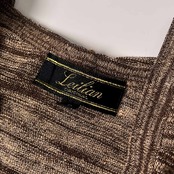 リネン混 Leilian レリアン フード ノースリーブ サマーニット ロング カーディガン 9/ベージュ ブラウン レディース