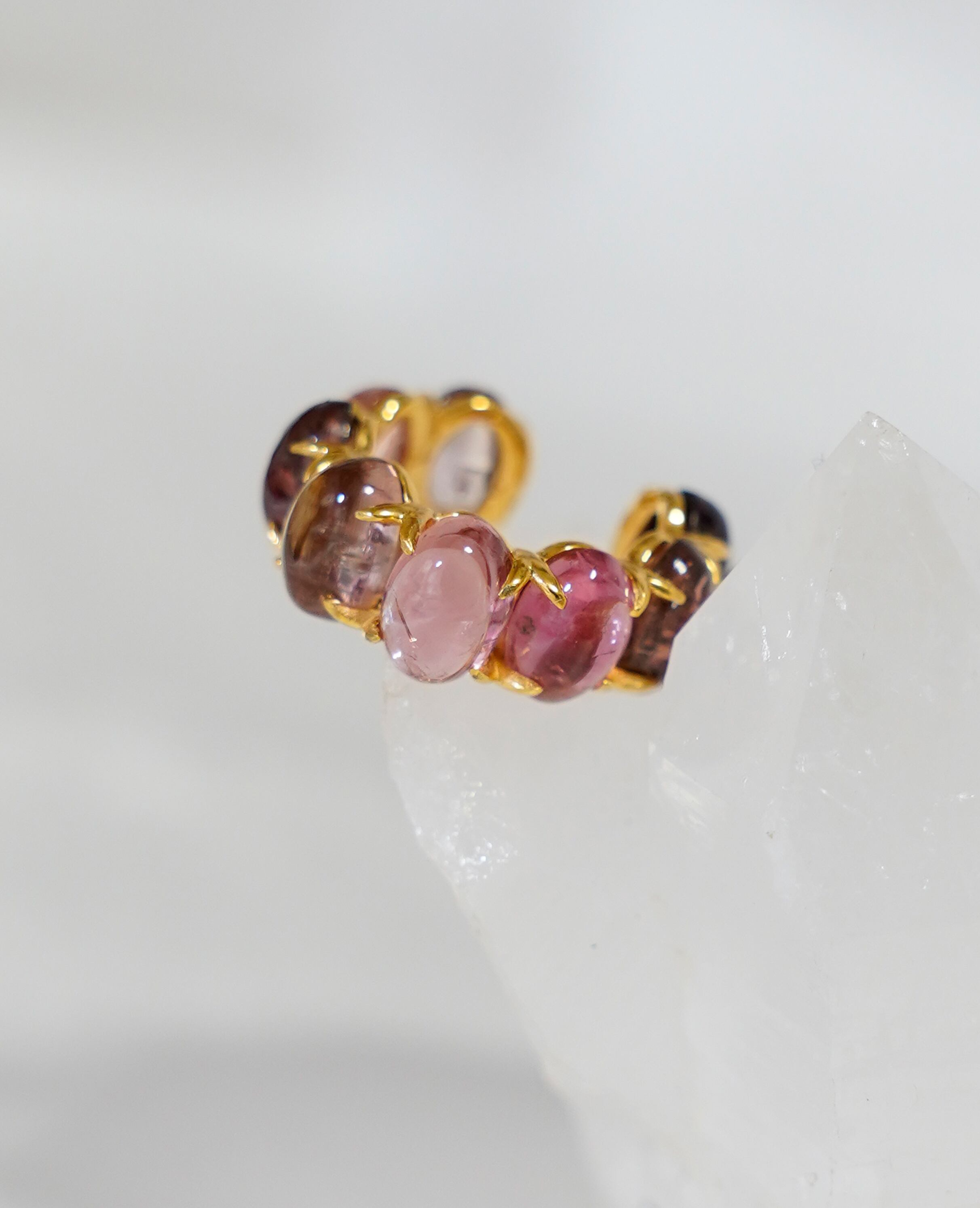 (SV)Tourmaline eternity earcuff