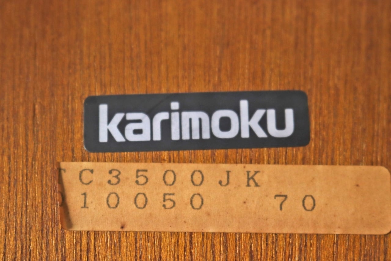 レトロ　机 カリモク karimoku コロニアル センターテーブル ローテーブル 机 木製