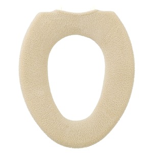 【新着特価】オカ(OKA) やわらか便座カバー シーズ O型専用タイプ ベージュ (トイレ便座 クッション やわらか 厚織 抗菌 防臭)